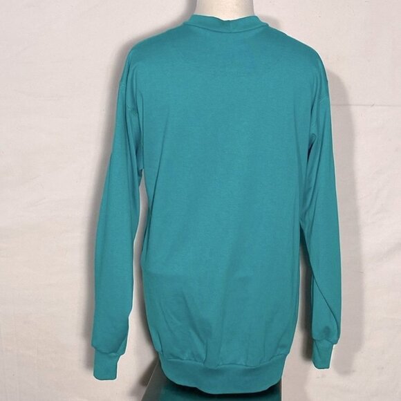 Vintage Jaclyn Sport Green Cardigan With Pockets S - Picture 6 of 10